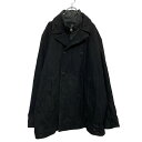 【中古】【古着】 Levi's ピーコート 2XL ブラック リーバイス ビッグサイズ キルティングライナー付き 古着卸 アメリカ仕入 a607-6667(4)