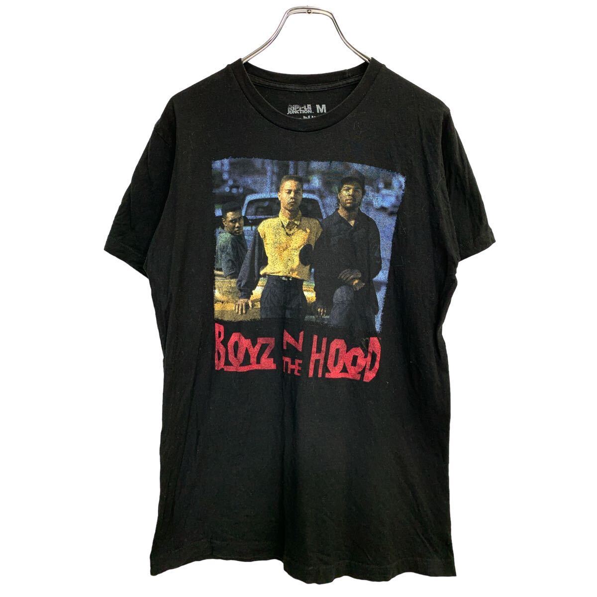 【中古】【古着】 BOYZ N THE HOOD 半袖 プリント Tシャツ Mサイズ ボーインズ・ザ・フッド ブラック コットン メキシコ製 古着卸 アメリカ仕入 t2407-4360