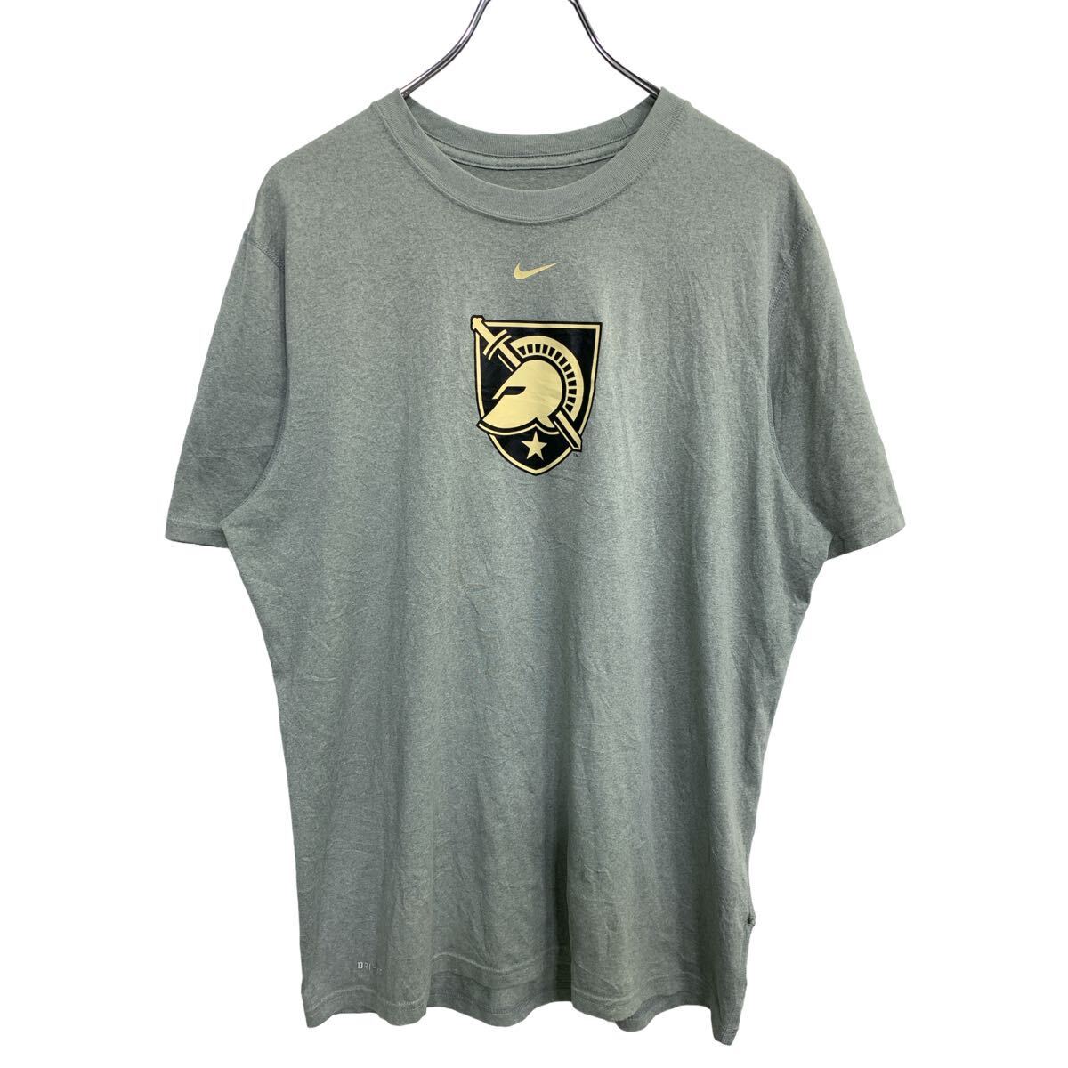 【中古】【古着】 NIKE 半袖 プリント Tシャツ Mサイズ ナイキ ドライフイット スポーツ グレー 古着卸 アメリカ仕入 t2407-4387