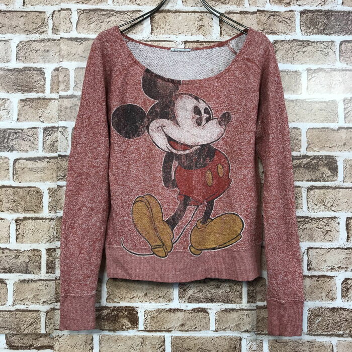 古着卸 アメリカ仕入 Disney スウェット Mサイズ位 ミッキー Mickey t205-3079