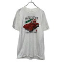 【中古】【古着】 GILDAN 半袖 プリント Tシャツ ギルダン M ホワイト パックプリント クルーネック 古着卸 アメリカ仕入 a607-6903(4)