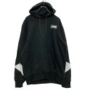 【中古】【古着】 PUMA ロゴ スウェット パーカー M プーマ ブラック プルオーバー 古着卸 アメリカ仕入 a607-6926