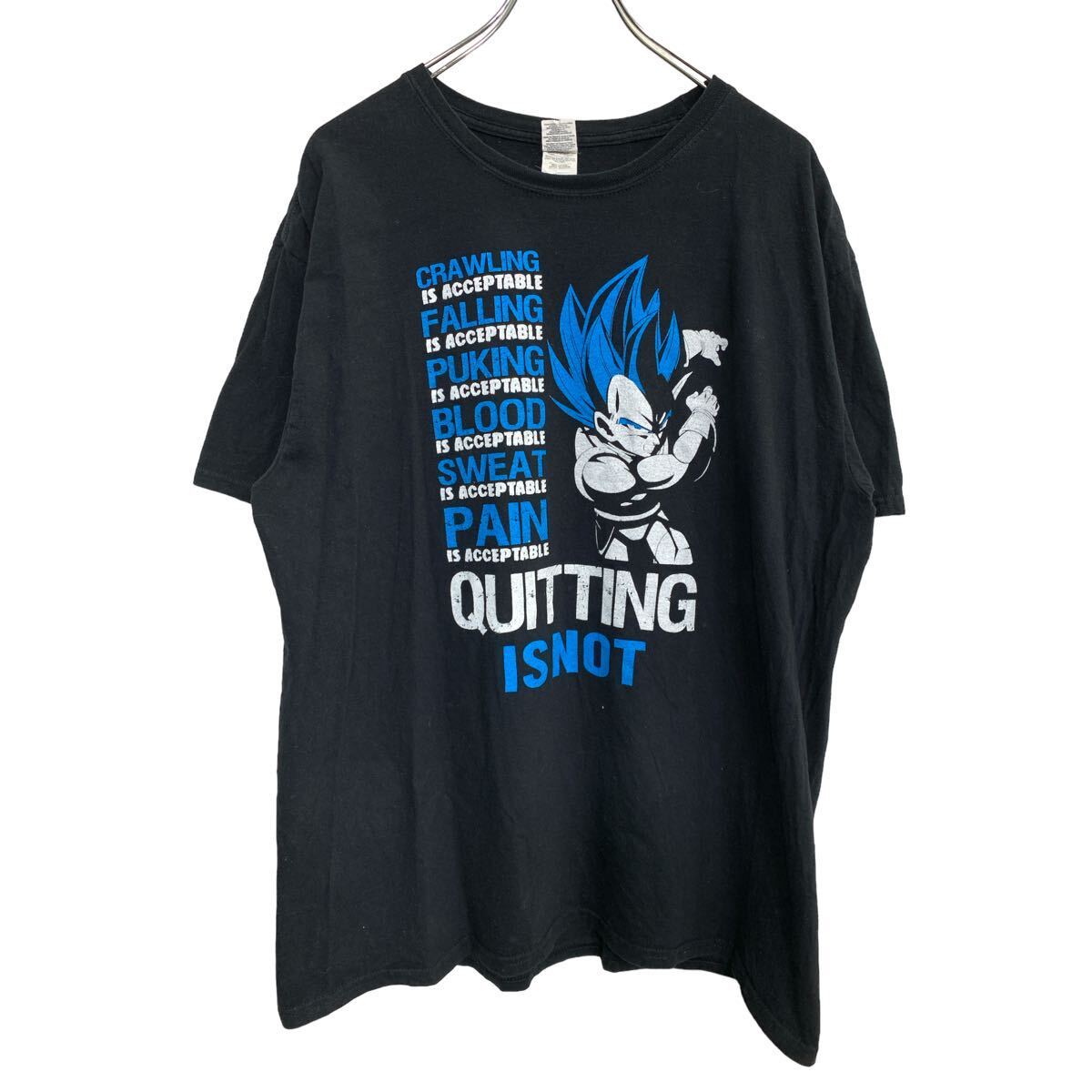 【中古】【古着】 GILDAN 半袖 プリント Tシャツ XLサイズ ギルダン キャラクターTシャツ ブラック コットン 古着卸 アメリカ仕入 t2407-4518