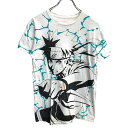 【中古】【古着】 NARUTO 半袖 キャラクター Tシャツ Sサイズ ナルト ホワイト コットン 古着卸 アメリカ仕入 t2407-4522