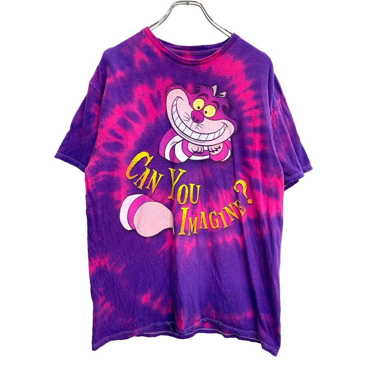【中古】【古着】 Disney 半袖 プリント Tシャツ Lサイズ ディズニー キャラクターTシャツ タイダイ柄 コットン 古着卸 アメリカ仕入 t2407-4596