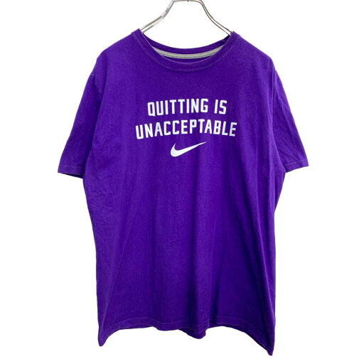 【中古】【古着】 NIKE 半袖 プリント Tシャツ Lサイズ ナイキ レギュラーフィット パープル コットン 古着卸 アメリカ仕入 t2407-4612 【中古】【古着】 NIKE 半袖 プリント Tシャツ Lサイズ ナイキ レギュラーフィット パープル コットン 古着卸 アメリカ仕入 t2407-4612
