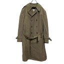 【中古】【古着】 LONDON FOG トレンチコート XL~ グレージュ ロンドンフォグ ビッグサイズ ロングコート 古着卸 アメリカ仕入 a608-5198
