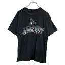 【中古】【古着】 半袖 プリント Tシャツ Mサイズ ブラック コットン メキシコ製 古着卸 アメリカ仕入 t2408-3001