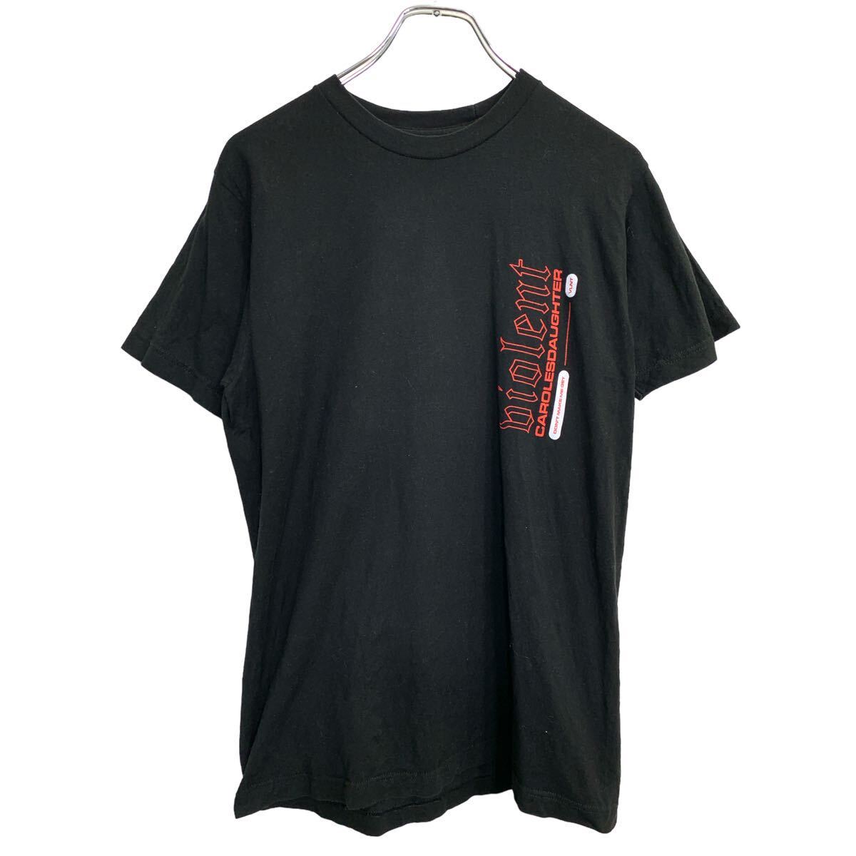 Rakuten - 【中古】【古着】 半袖 プリント Tシャツ Mサイズくらい ブラック 古着卸 アメリカ仕入 t2408-3067