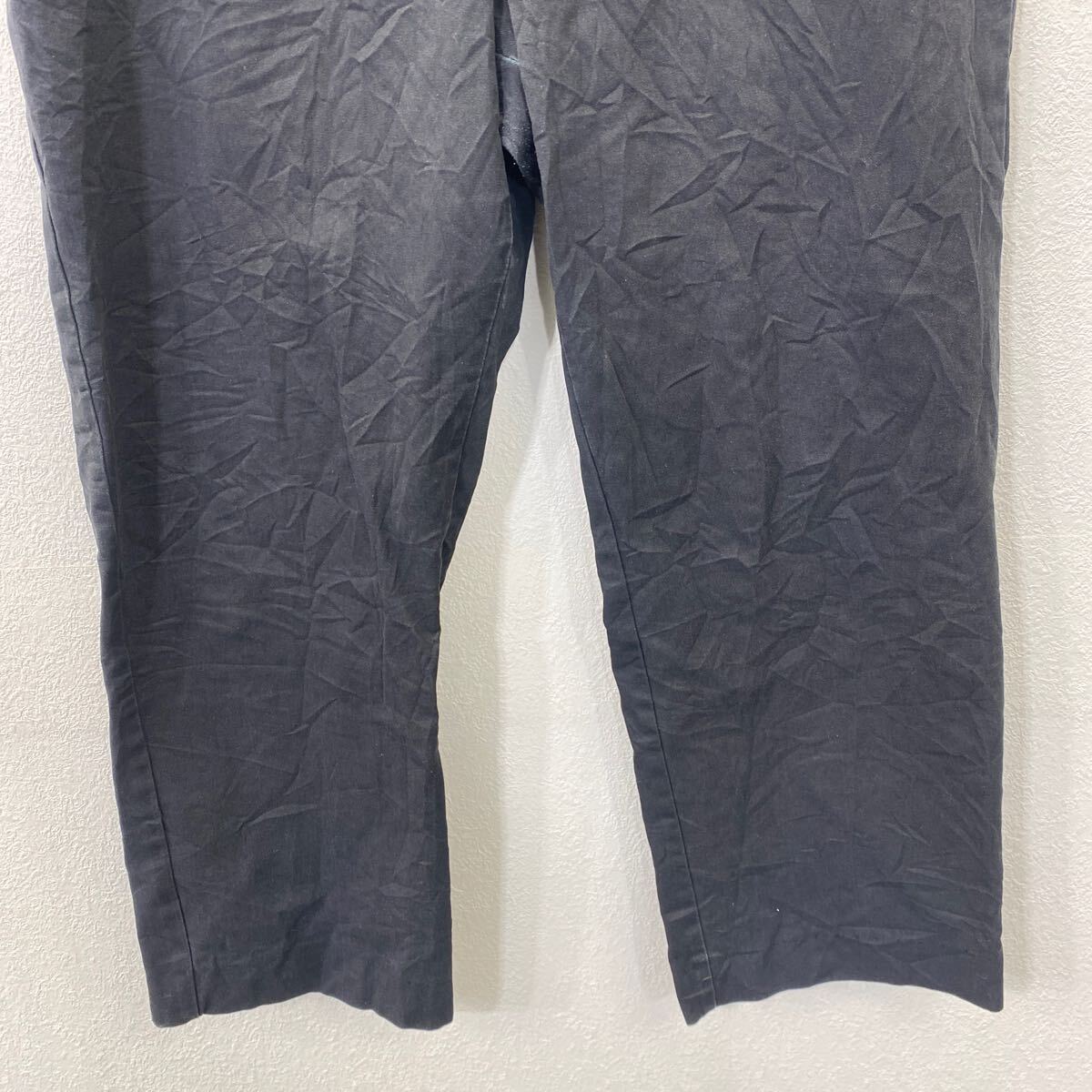 【中古】【古着】 Dickies ワークパンツ チノパンツ W42 ディッキーズ ビッグサイズ ブラック 古着卸 アメリカ仕入 2408-110