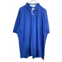 【中古】【古着】 TOMMY HILFIGER 半袖ポロシャツ XLサイズ トミーヒルフィガー ネイビー 古着卸 アメリカ仕入 t2408-3168(4)
