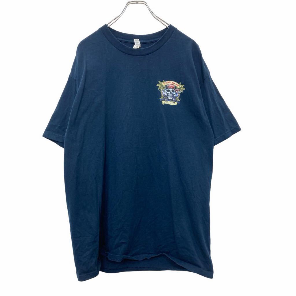 【中古】【古着】 ALSTYE 半袖 プリント Tシャツ XLサイズ バックプリント ブラック 古着卸 アメリカ仕入 t2408-3365