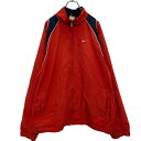 【中古】【古着】 NIKE ジップアップ ジャケット L レッド ナイキ スポーツウェア 古着卸 アメリカ仕入 a608-5485