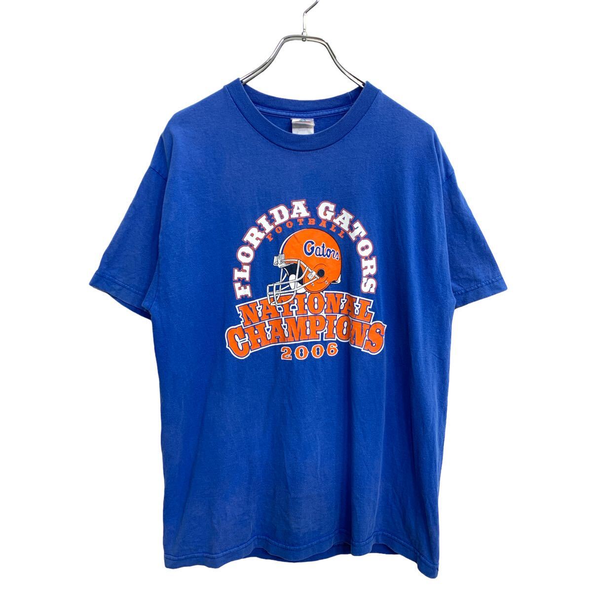  ALSTYLE 半袖 プリント Tシャツ Lサイズ アルスタイル ブルー コットン メキシコ製 古着卸 アメリカ仕入 t2408-3409