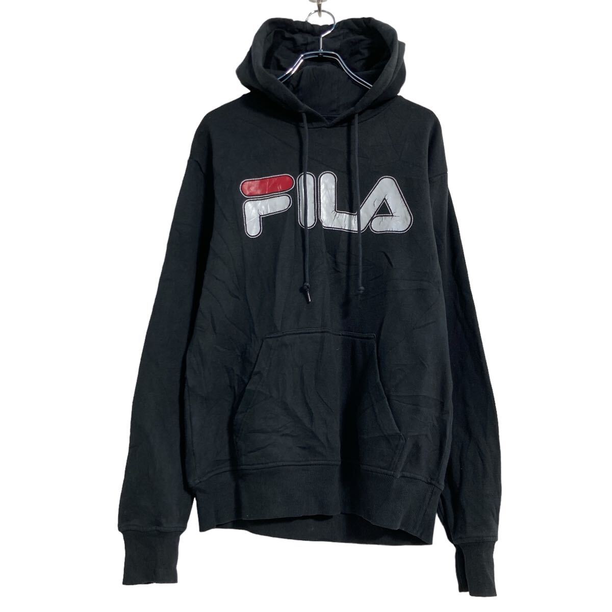 ����šۡڸ���� FILA ���� �������å� �ѡ����� XL�� �֥�å� �ե��� �ץ륪���С� �ӥå������� ���岷 ����ꥫ���� a608-5577