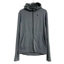 【中古】【古着】 NIKE ロゴ ジャージ パーカー S グレー ナイキ ジップアップ ドライフィット 古着卸 アメリカ仕入 a608-5623