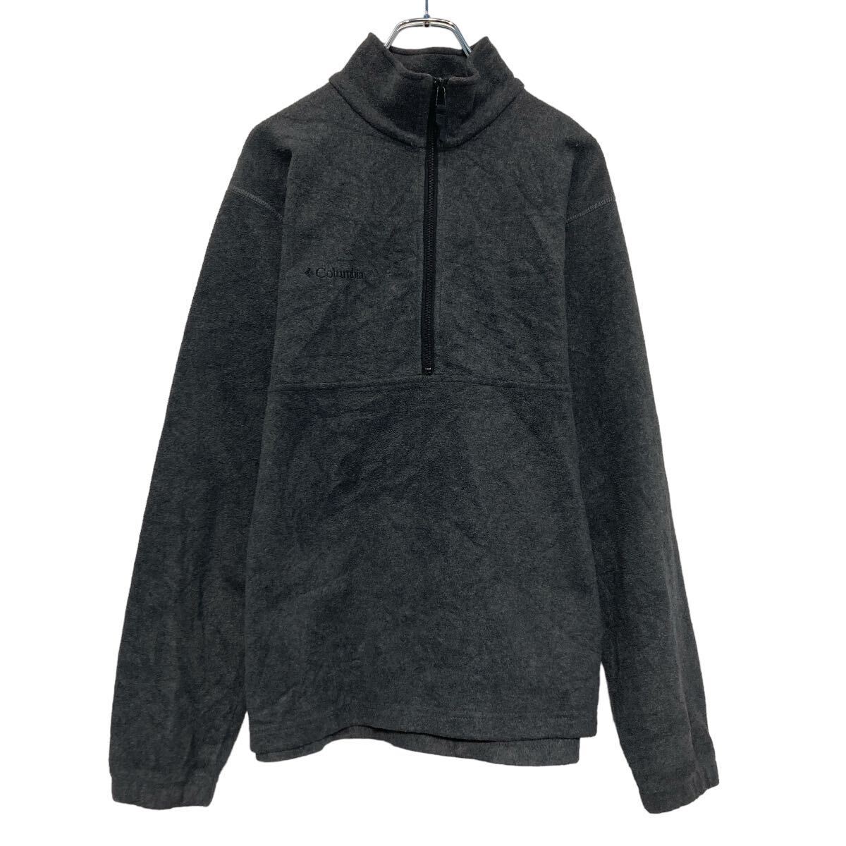 【中古】【古着】 Columbia フリース ジャケット コロンビア M ダークグレー ハーフジップ アウトトア フルジップ 古着卸 アメリカ仕入 a608-5659