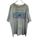 【中古】【古着】 GENUINE 半袖 プリント Tシャツ XLサイズ グレー メキシコ製 古着卸 アメリカ仕入 t2408-3516(4)