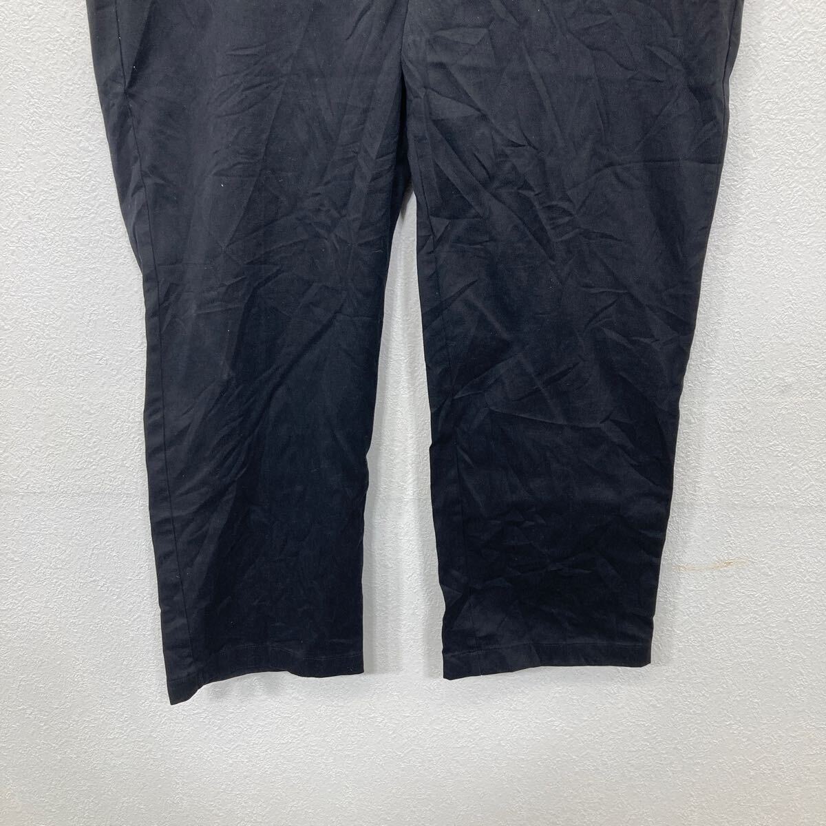 【中古】【古着】 Dickies チノパン W46 ディッキーズ ビッグサイズ ブラック 古着卸 アメリカ仕入 2408-192