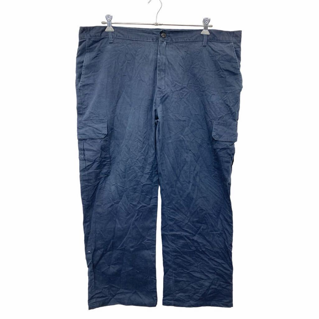 【中古】【古着】 Dickies ワークパンツ W46 ディッキーズ ビッグサイズ ネイビー 古着卸 アメリカ仕入 2408-206