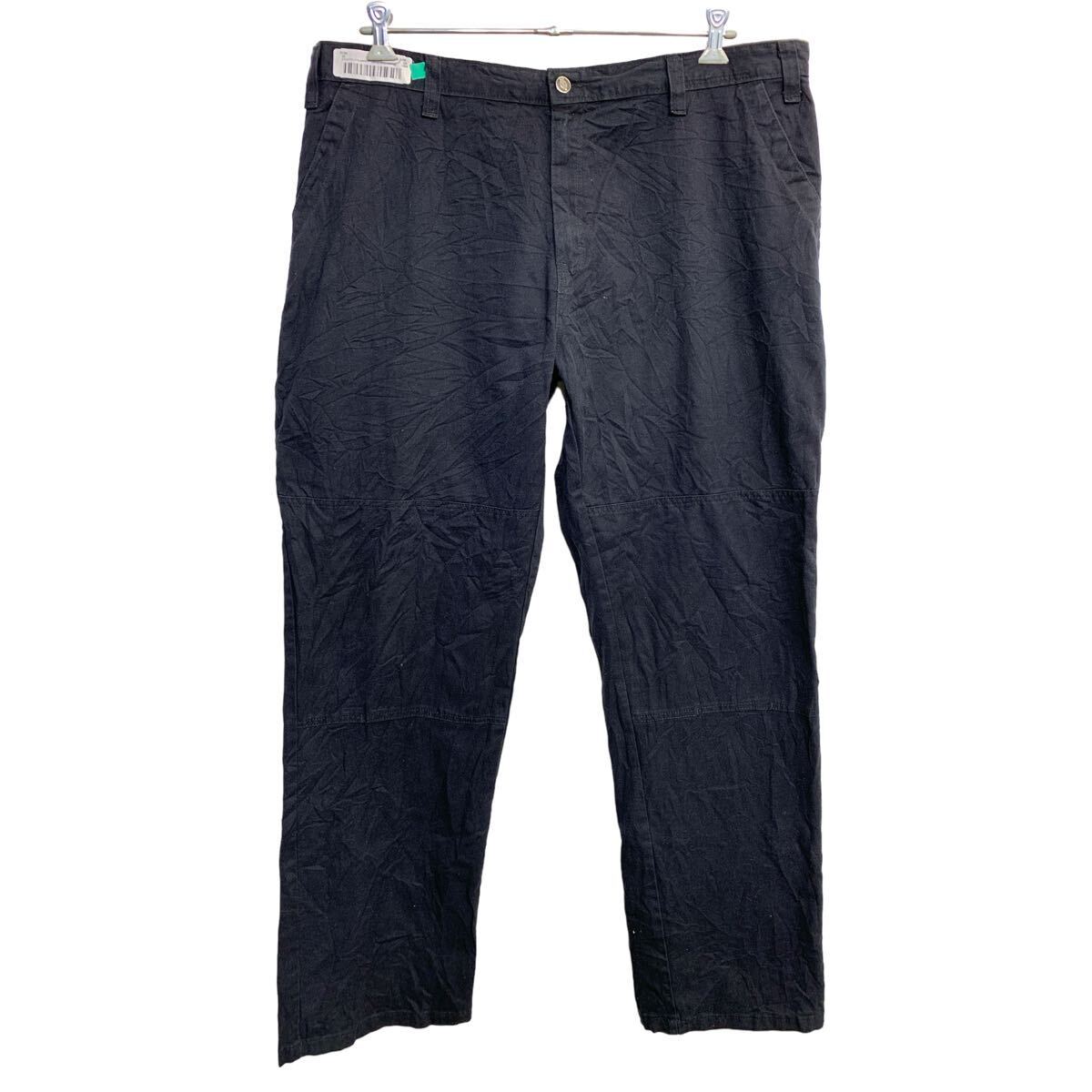【中古】【古着】 Dickies ワークパンツ W42 ディッキーズ ダブル二ー ビッグサイズ ブラック 古着卸 アメリカ仕入 2408-232