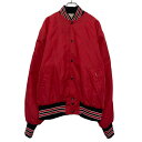 【中古】【古着】 ナイロン スタジャン 中綿 XL~ レッド ビッグサイズ アウター 冬用 ラグラン 古着卸 アメリカ仕入れ a608-5754