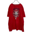 【中古】【古着】 NIKE 半袖 プリントTシャツ 2XL レッド ナイキ ビッグサイズ クルーネック WILDCATS古着卸 アメリカ仕入 a608-5963