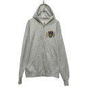 【中古】【古着】 Hanes プリント スウェット パーカー ヘインズ M ホワイト プルオーバー 古着卸 アメリカ仕入 a608-6095