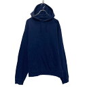 【中古】【古着】 Hanes 無地 スウェット パーカー ヘインズ M ネイビー プルオーバー 古着卸 アメリカ仕入 a608-6525