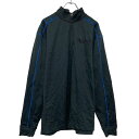 【中古】【古着】 NIKE ジャージ ナイキL ブラック ジップアップ スポーツウェア 古着卸 アメリカ仕入 a608-6604