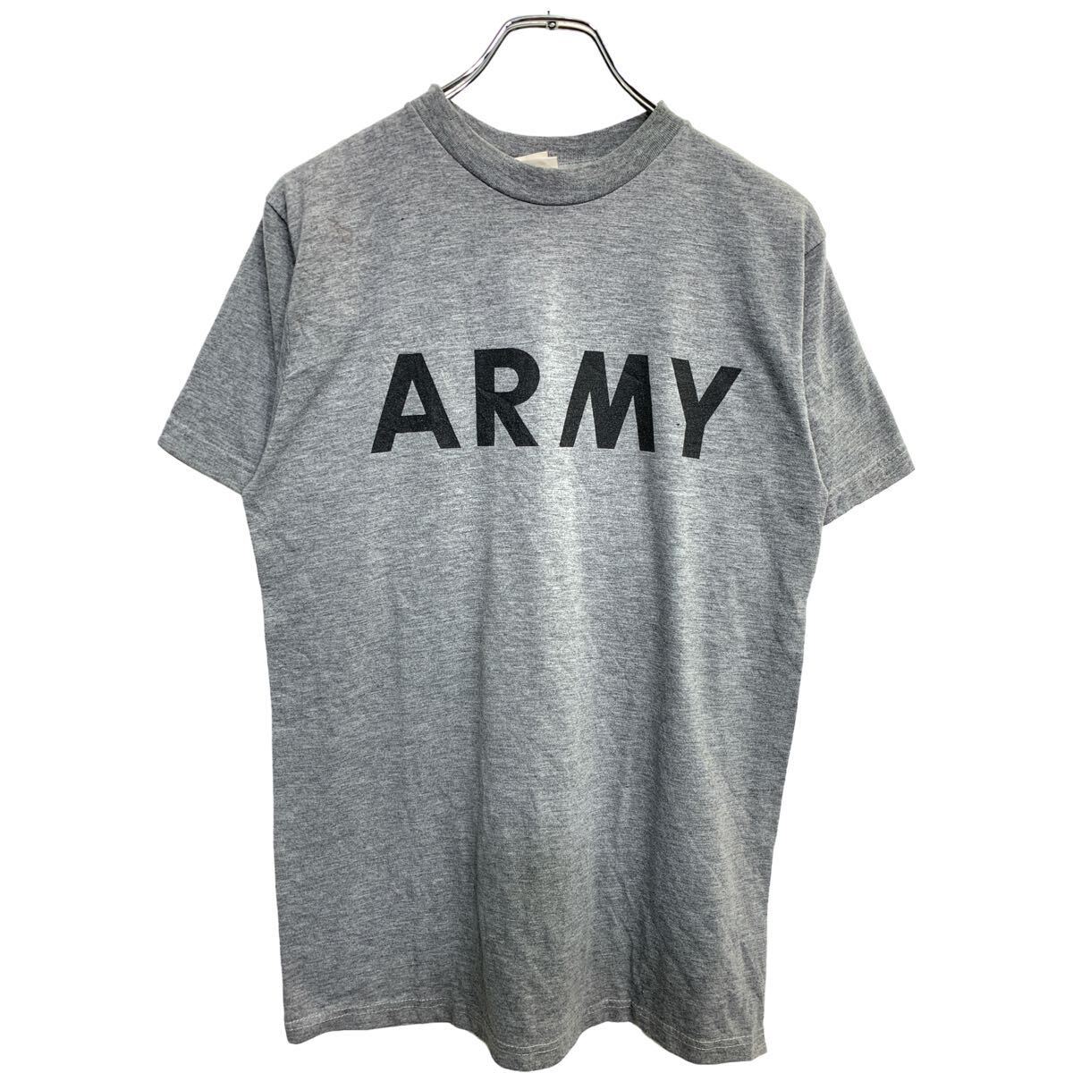 【中古】【古着】 半袖 プリント Tシャツ Sサイズ ロゴ グレー ポリエステル 古着卸 アメリカ仕入 t2408-3983