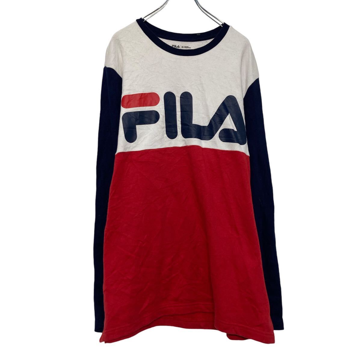 ����šۡڸ���� FILA �ץ��� �������å� �ȥ졼�ʡ� �ե��� XXL �ۥ磻�� �ӥå������� �ץ륪���С� ���岷 ����ꥫ���� a609-5057