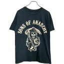 【中古】【古着】 SONS OF ANARCHY 半袖 プリント Tシャツ Mサイズ ブラック コットン 古着卸 アメリカ仕入 t2408-4142(4)