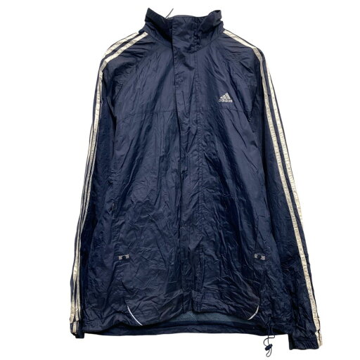 【中古】【古着】 adidas ジップアップ ナイロン ジャケット アディダス S ブラック 古着卸 アメリカ仕入 a609-5145 【中古】【古着】 adidas ジップアップ ナイロン ジャケット アディダス S ブラック 古着卸 アメリカ仕入 a609-5145