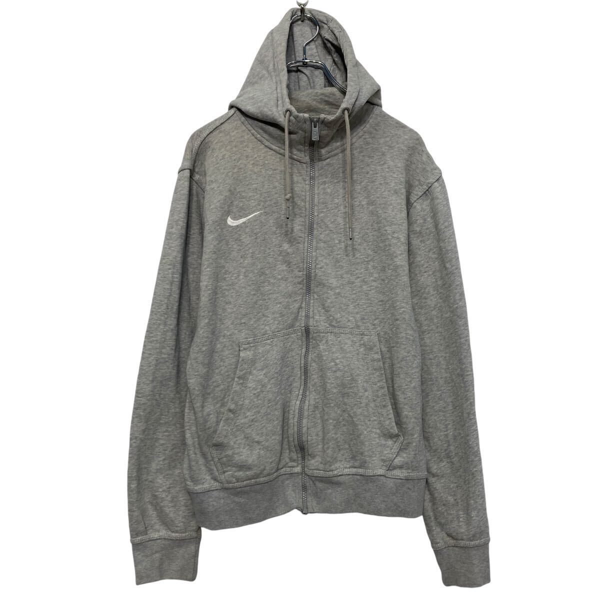 Rakuten - 【中古】【古着】 NIKE プリント スウェット パーカー ナイキ M グレー フルジップ 古着卸 アメリカ仕入 a609-5180