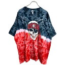 【中古】【古着】 GILDAN 半袖 プリント Tシャツ 2XLサイズ ギルダン ビッグサイズ タイダイ柄 コットン 古着卸 アメリカ仕入 t2409-3005