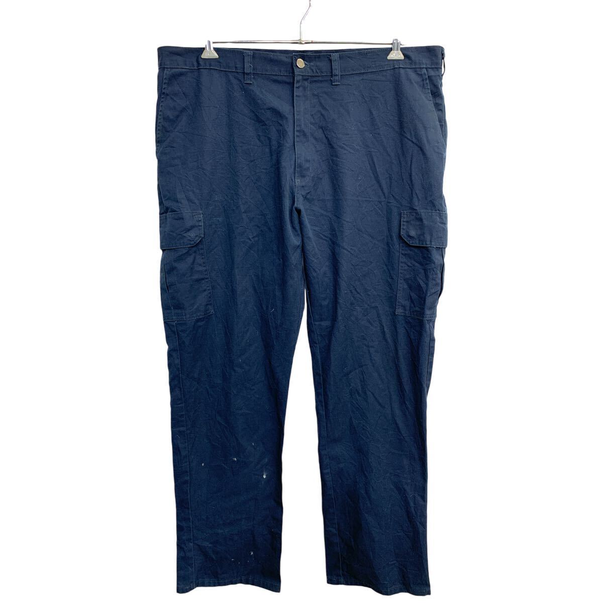 【中古】【古着】 Dickies ワークパンツ W42 ディッキーズ ビッグサイズ ネイビー 古着卸 アメリカ仕入 2409-127