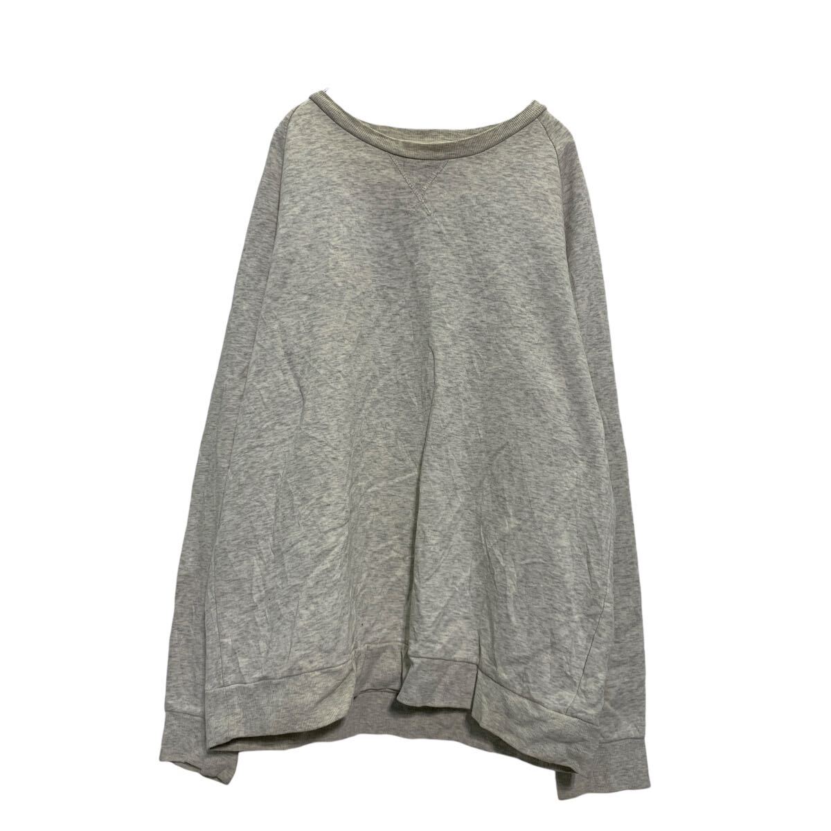 【中古】【古着】 MTWTFSS WEEKDAY 無地スウェット トレーナー L 杢ライトグレー 裏起毛 古着卸 アメリカ仕入 a609-5477