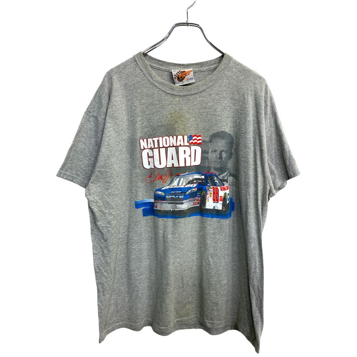 【中古】【古着】 NASCAR 半袖 プリント Tシャツ XLサイズ ナスカー グレー 古着卸 アメリカ仕入 t2409-3205