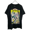 【中古】【古着】 MYHERO ACADEMIA 半袖 キャラクターTシャツ L 僕のヒーローアカデミア ブラック コットン メキシコ製 古着卸 アメリカ仕入 t2409-3207
