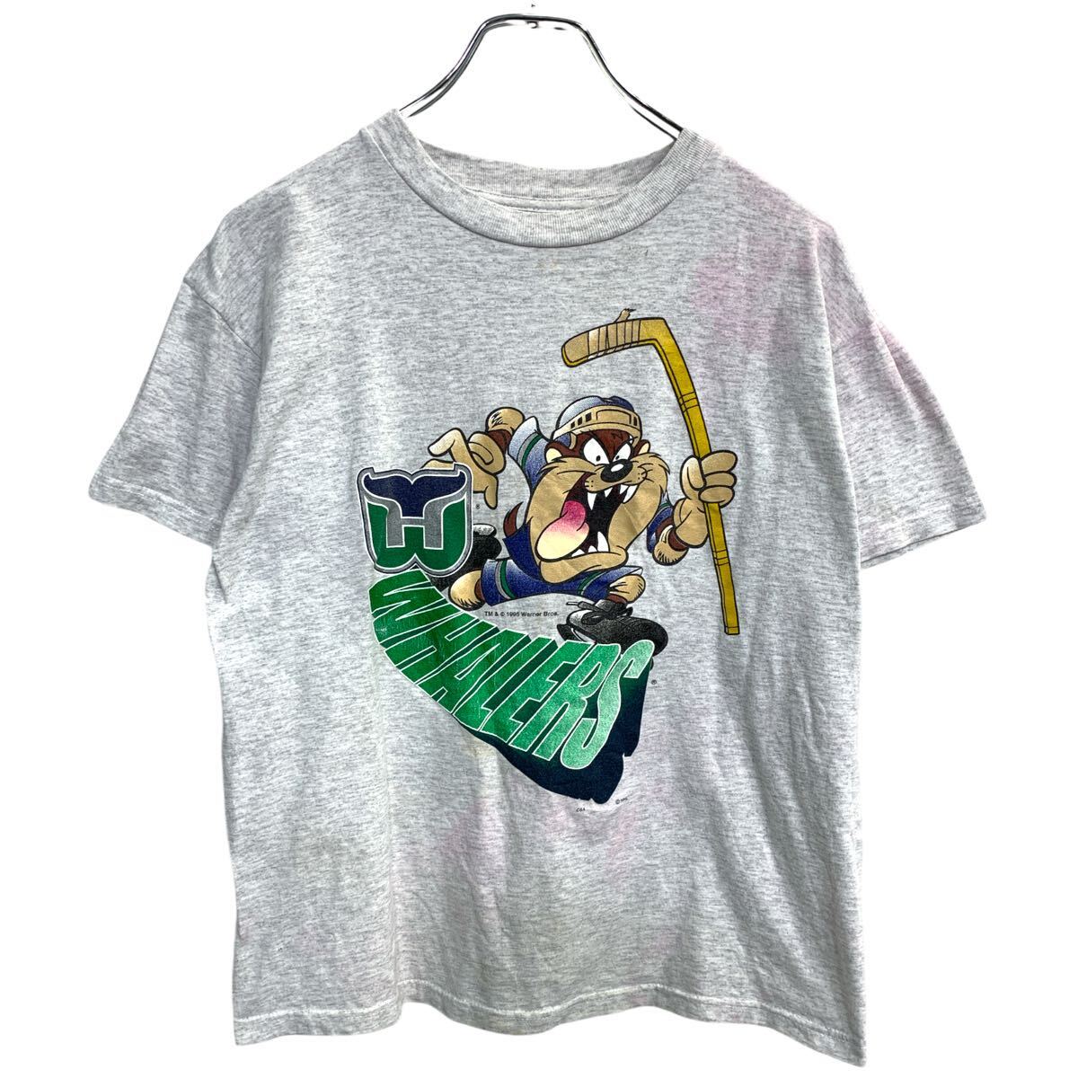 【中古】【古着】 CSA 半袖 キャラクターTシャツ Lサイズくらい ジュニアサイズ グレー コットン メキシコ製 古着卸 アメリカ仕入 t2409-3316