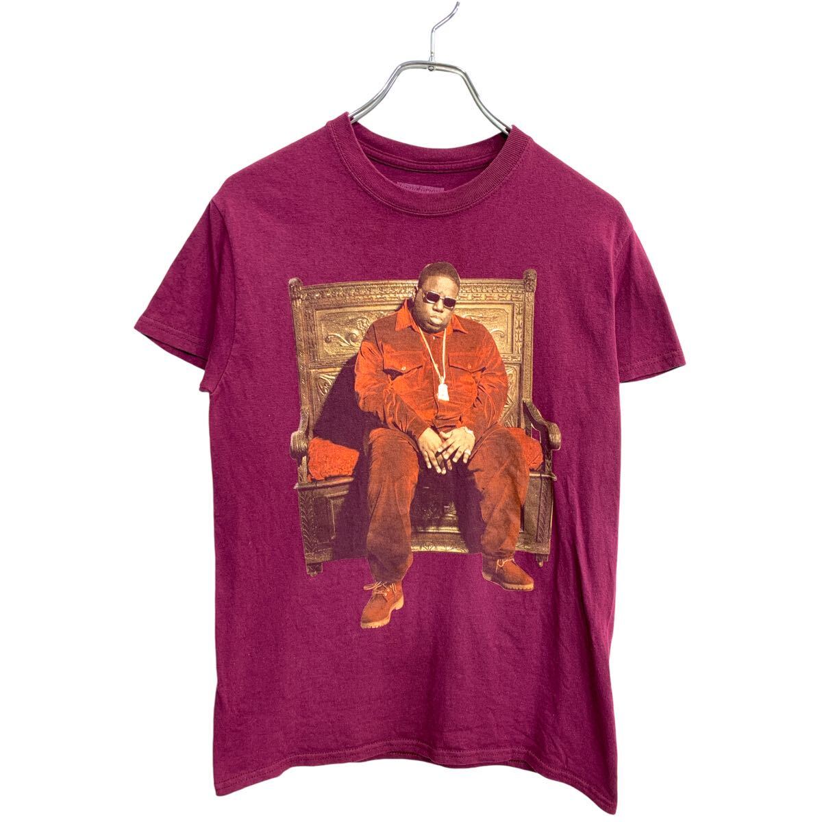 【中古】【古着】 B.I.G. 半袖 プリント Tシャツ S ビッグ パープル 古着卸 アメリカ仕入 t2409-3330