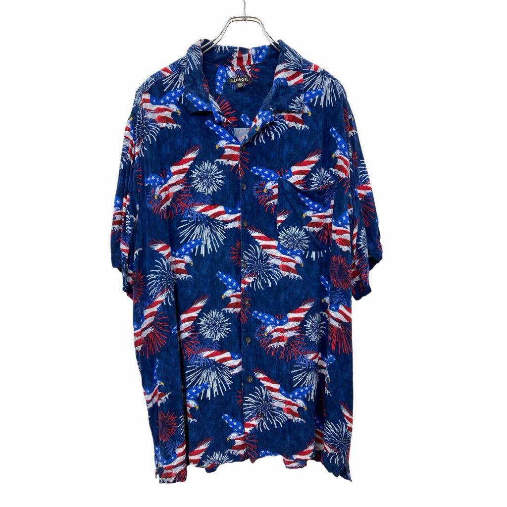 ★★複数点購入の場合は、1点分の送料で同梱発送致します。★★（合計金額が3,980円(税込)以上の場合は、送料無料となります。)商品に興味をもって頂き、誠に有難うございます。恐れ入りますが最後までお読み頂き、ご了承の上ご購入下さい。アメリカから輸入した シャツ の販売です。【商品説明】※色やデザインは画像をご覧ください。【サイズ】（海外規格の為、基本的には大きめのサイズ感となりますが、詳細は実寸をご参照ください。)サイズ表記にて2XL実寸着丈 80cm 肩幅 52cm身幅 70cm袖丈 12cm (脇下から計測)・素人採寸の為、誤差についてはご容赦下さい。・着用感につきましては普段着用されているものとの実寸を比較して参考にされてください。【状態】状態確認 B〜C ランク品 使用感があります。《ランク》A-デッドストックや未使用に近い状態B-使用感はあるが綺麗な状態C-使用感があり多少の汚れがある状態D-使用感があり汚れや破れがある状態（上記ランクは弊社基準でのランク付けとなります。あくまでも参考として頂き、詳細は画像をご確認の上、ご入札ください。また、見落としによる目立たない穴、ほつれ、破れ、汚れ等のダメージ品が混入している場合もございますことをご理解の上、ご入札をお願い致します。）・全体的に使用感はありますが着用に問題はありません。・未洗濯品です。・保管上の折りジワと、ベール品によるシワはご容赦下さい。・状態に特に敏感な方のご入札はご遠慮下さい。※不明な点がありましたらお気軽に、ご質問下さい。【発送】佐川急便で発送します。※（沖縄及び一部離島へはヤマト運輸で発送する場合があります）★★複数点購入の場合は、1点分の送料で同梱発送致します。★★（合計金額が3,980円(税込)以上の場合は、送料無料となります。)【ご注意】・落札後はノークレーム＆ノーリターンにて、お願い致します。（返品は一切お受けできません。）・古着、usedの特性等を充分にご理解頂ける方のご購入に限らせて頂きます。 古着にご理解の無い方、状態に特に敏感な方のご購入はご遠慮下さい。・サイズ感につきましては普段着用されているものとの実寸を比較して参考にされてください。・できるだけ現物に近い色味をお伝えできるように気を付けておりますが、撮影環境や使用するモニターによっては、商品と画像に若干の色誤差が生じますことをご了承ください。【営業について】 誠に勝手ながら、土曜、日曜、祝日、年末年始、ゴールデンウィークはお休みとさせて頂きます。また、お客様へのご対応時間は基本的には営業日の9:00〜17：00までになります。ご対応時間外や休業日にご落札いただいた商品や、ご質問など、頂いたご連絡への返信が滞る場合がございます。ご連絡、発送は休業明けより順次行っていきますのでご了承よろしくお願いいたします。★新商品、毎日大量入荷中です!!!20240910-0