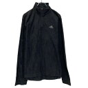 【中古】【古着】 adidas フリース ジャケット アディダス S ブラック アウトドア バックプリント 刺繍 古着卸 アメリカ仕入 a609-5736