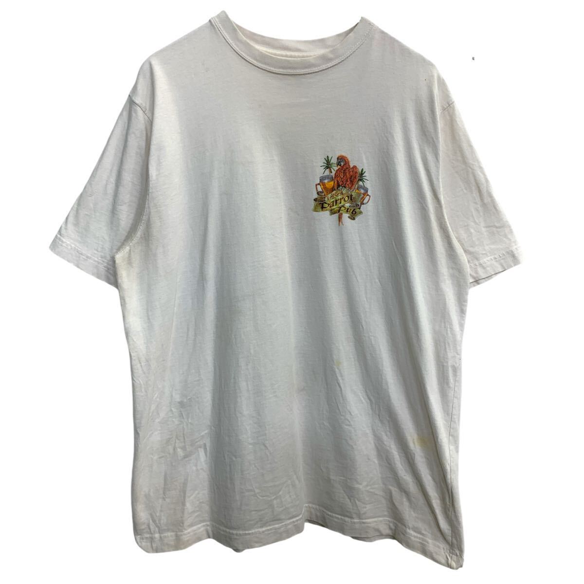 【中古】【古着】 FADED GLORY 半袖 プリント Tシャツ Lサイズ ファーデットグローリー ホワイト コットン 古着卸 アメリカ仕入 t2409-3459