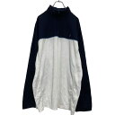 【中古】【古着】 NAUTICA ハーフジップ トラックジャケット XL ネイビー ホワイト ノーティカ ビッグサイズ ジャージ 薄手 古着卸 アメリカ仕入 a...