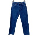 【中古】【古着】 Wrangler デニムパンツ W28相当 ラングラー レディース アメリカ製 コットン ブルー 古着卸 アメリカ仕入 2409-384