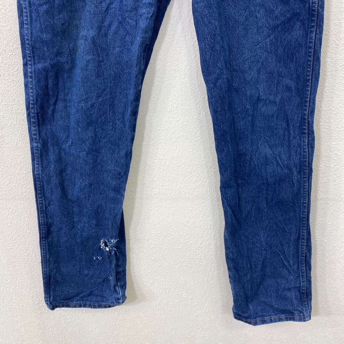 【中古】【古着】 Wrangler デニムパンツ W35 ラングラー メキシコ製 コットン 3K Relaxed ブルー 古着卸 アメリカ仕入 2409-385
