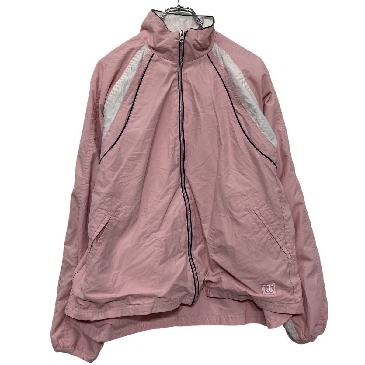 Jacket - 【中古】【古着】 Wilson ジップアップ ジャケット ウィルソン L ピンク ブルゾン 古着卸 アメリカ仕入 a609-6101