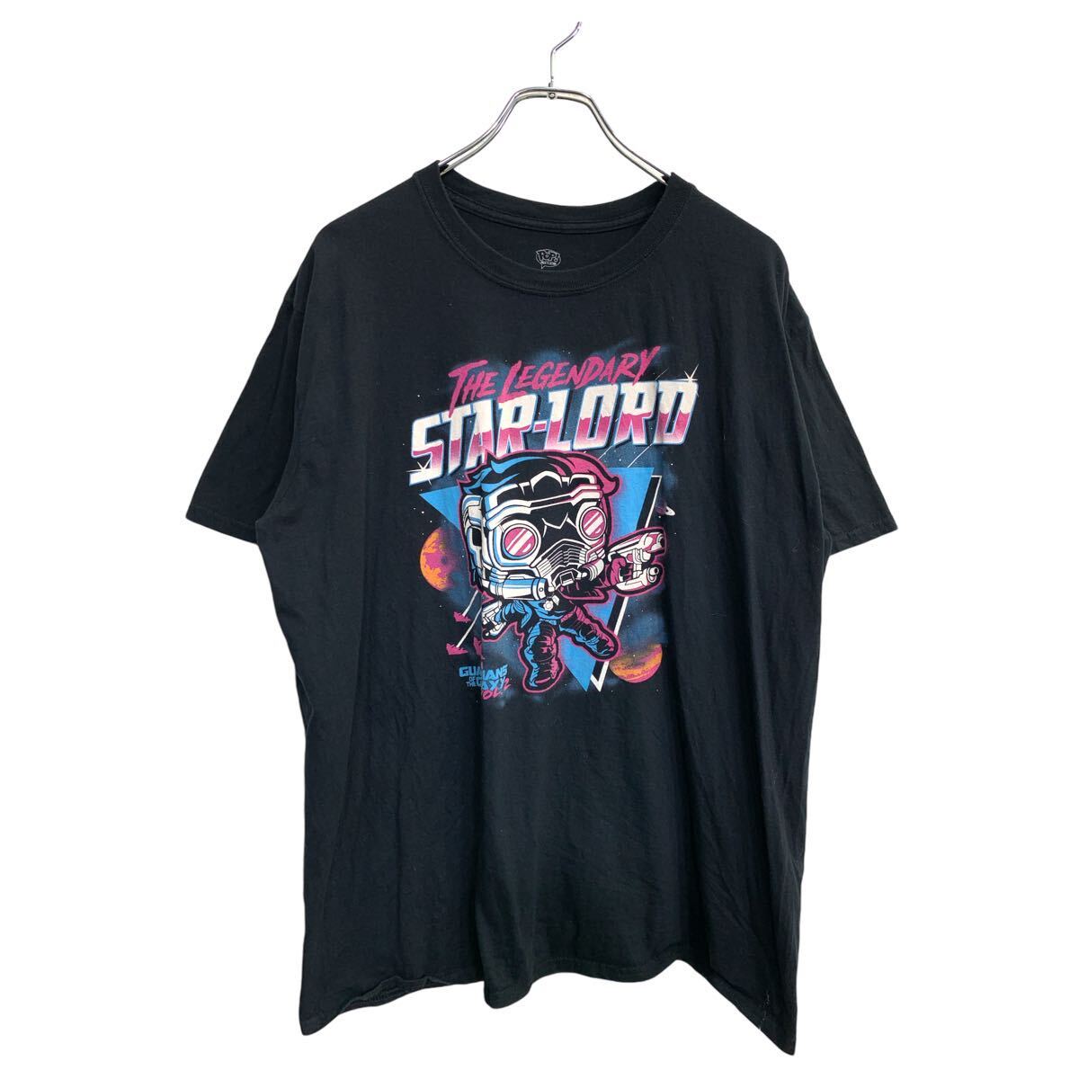 【中古】【古着】 MARVEL 半袖 キャラクターTシャツ Lサイズ マーベル ブラック コットン 古着卸 アメリカ仕入 t2409-3693